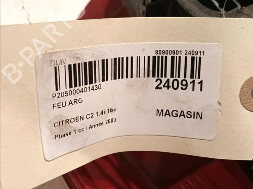 Left taillight CITROËN C2 (JM_) 1.4 | BP18896429C34 