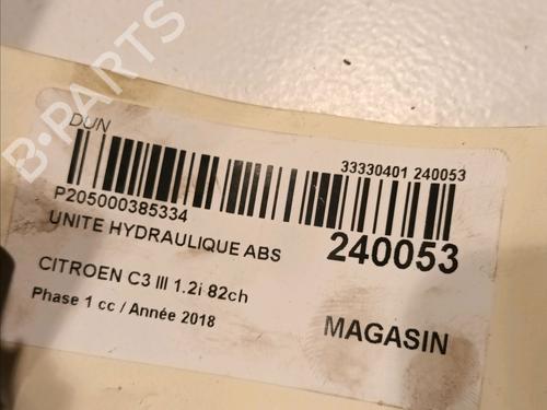 ABS Bremseaggregat CITROËN C3 / C3 ORIGIN III (SX) 1.2 VTi 82 | BP17551670M43 