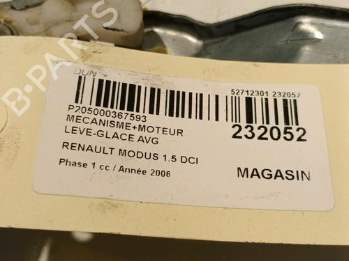 Front left window mechanism RENAULT MODUS / GRAND MODUS (F/JP0_) 1.5 dCi (FP0F, JP0F) | BP16211074C22 