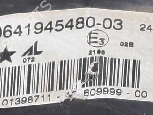 Right front fog light PEUGEOT 407 SW (6E_, 6D_) 1.6 HDi 110 | BP30120547C31