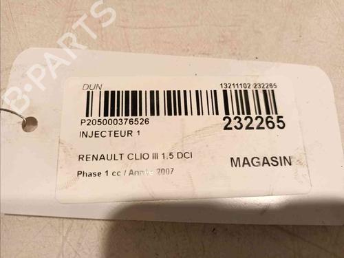 Injector RENAULT CLIO III (BR0/1, CR0/1) 1.5 dCi (C/BR0G, C/BR1G) | BP28367763M100 