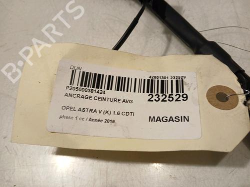 Sikkerhedssele-spænde OPEL ASTRA J (P10) 1.6 CDTi (68) | BP17133959I32 