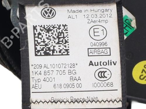 Front left seatbelt VW GOLF VI (5K1) 1.6 TDI | BP36552555I26 - Image 7