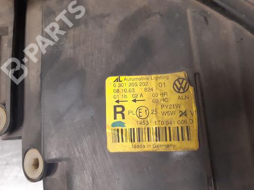 Right headlight VW TOURAN (1T1, 1T2) 1.9 TDI | BP9319171C29 