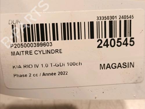 Hovedbremsecylinder KIA RIO IV (YB, SC, FB) 1.0 T-GDI 100 | BP18779567M77 