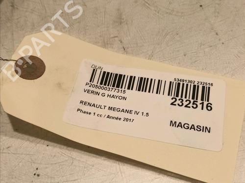 Tailgate lift support RENAULT MEGANE IV Hatchback (B9A/M/N_) 1.5 dCi 110 (B9A3) | BP16751689C138 