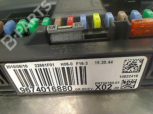 Fuse box CITROËN C3 Picasso (SH_) 1.6 HDi | BP9321037E1 