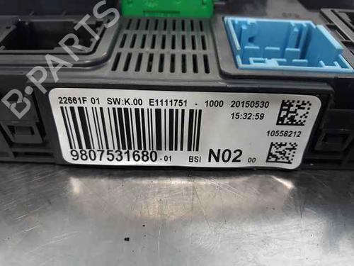 Fuse box PEUGEOT 208 I (CA_, CC_) 1.6 BlueHDi 100 | BP30095561E1