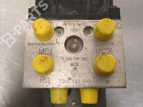 ABS pump RENAULT SCÉNIC I MPV (JA0/1_, FA0_) 1.6 (JA00, JA16, JA15, JA19, JA1V, JA2B, JA2C, JA0B,... | BP9652264M43 