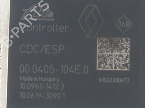 ABS pump RENAULT MEGANE III Coupe (DZ0/1_) 1.5 dCi (DZ09, DZ0D, DZ1F, DZ1G, DZ14, DZ29) | BP29582623M43