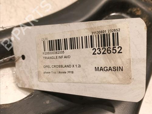 Right front suspension arm OPEL CROSSLAND X / CROSSLAND (P17, P2QO) 1.2 (75) | BP17241414M13 