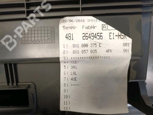 Glove box AUDI A1 (8X1, 8XK) 1.6 TDI | BP12136254C95 