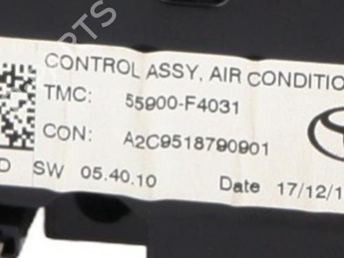 Climate control TOYOTA C-HR (_X1_) 1.8 Hybrid (ZYX10_, ZYX11_, ZYX10R, ZYX11R) | BP32312877I5