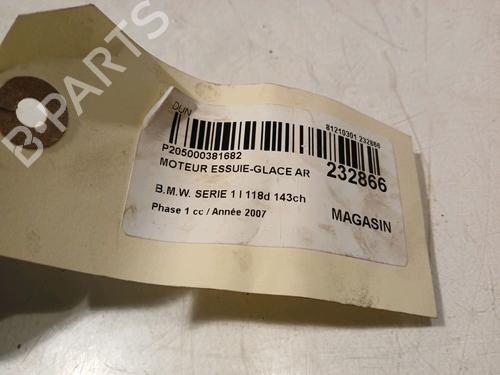 Rear wiper motor BMW 1 (E81) 118 d | BP17181385M102 