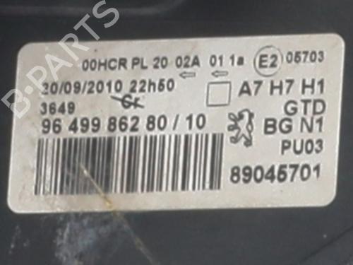 Left headlight PEUGEOT 207 (WA_, WC_) 1.6 HDi | BP29875501C28