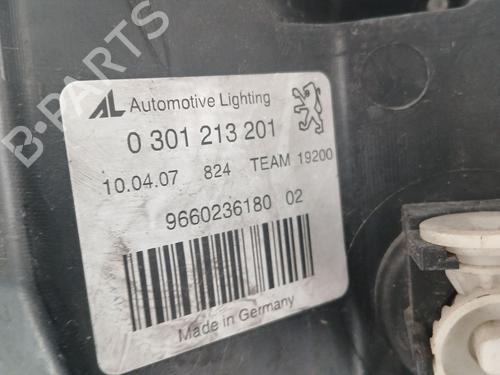 Left headlight PEUGEOT 407 (6D_) 2.0 16V (6DRFJC, 6DRFJE, 6DRFJF) | BP31636324C28