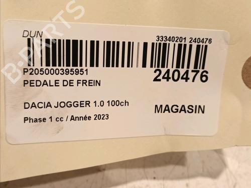 bremsepedal DACIA JOGGER (RK_) 1.0 TCe 100 ECO-G (RKMT) | BP18204097I19 
