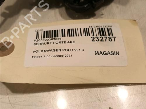 Rear left lock VW POLO VI (AW1, BZ1, AE1) 1.0 TSI | BP17315538C100 
