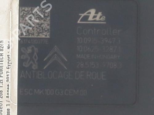 ABS pump PEUGEOT 208 I (CA_, CC_) 1.2 VTI 82 | BP28367679M43 
