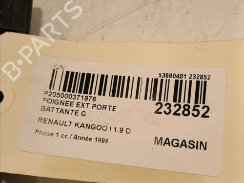 Rear left exterior door handle RENAULT KANGOO (KC0/1_) D 65 1.9 (KC0E, KC02, KC0J, KC0N) | BP16416649C130