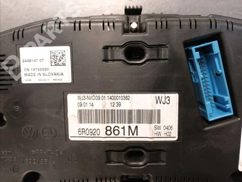 Instrument cluster VW POLO V (6R1, 6C1) 1.6 TDI | BP10683427C47 