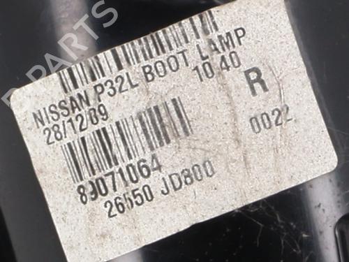 Right tailgate light NISSAN QASHQAI I (J10, NJ10) 1.5 dCi | BP31124699C80 