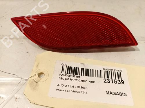 Used Rear bumper right light AUDI A1 Sportback (8XA, 8XF) 1.6 TDI (90 hp) 15395156