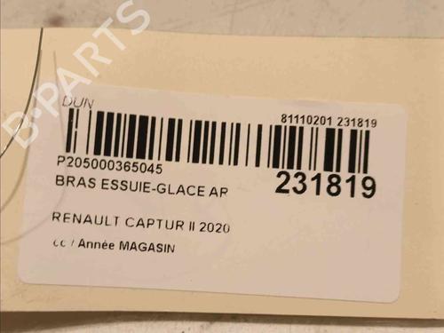 Rear windshield wiper arm RENAULT CAPTUR II (HF_)  | BP20604846C144 