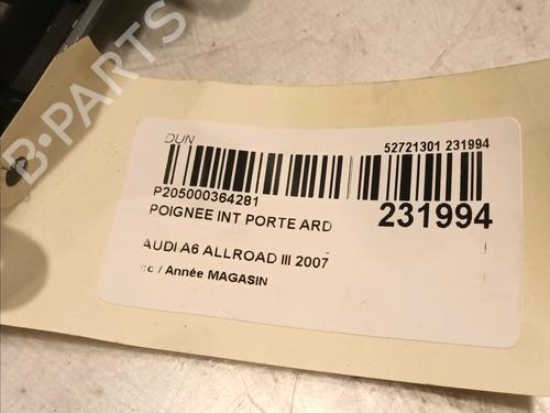 Rear right interior door handle AUDI A6 Allroad C6 (4FH) 2.7 TDI quattro | BP16039854I16 