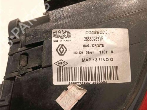 Right taillight RENAULT CLIO IV (BH_) 0.9 TCe 90 (BHNF, BHMA, BHMH, BHJK, BHJR) | BP20605757C35 