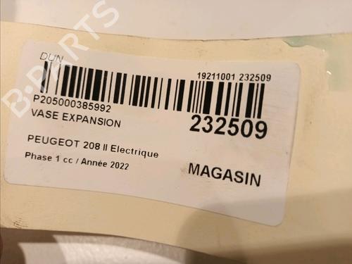 Expansion tank PEUGEOT 208 II (UB_, UP_, UW_, UJ_) e-208 | BP17551647C120 