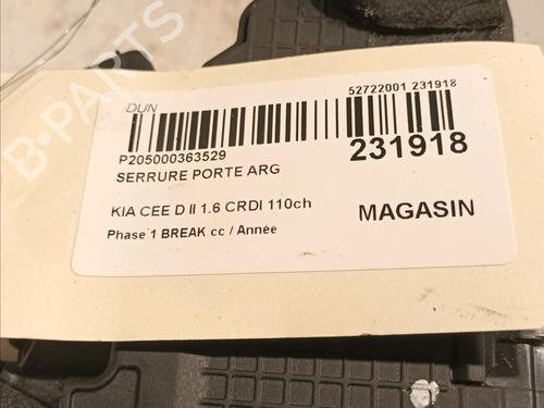 Rear left lock KIA CEE'D Sportswagon (JD) 1.6 CRDi 110 | BP15984007C100 