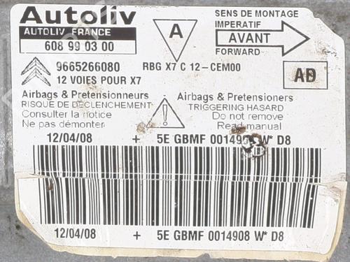 ECU airbags CITROËN C5 III (RD_) 2.0 HDi (RDRHD8, RDRHDJ, RDRHR8, RDRHRJ) | BP32718971M53  - Image 5