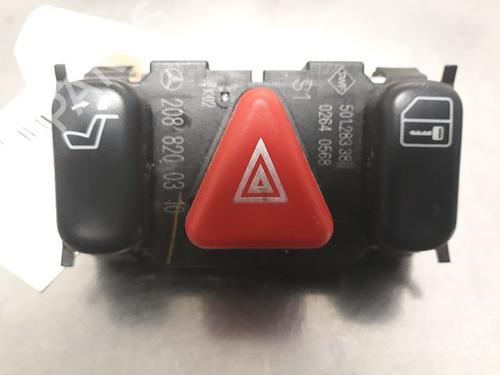 Used Warning switch MERCEDES-BENZ CLK (C208) CLK 430 (208.370) (279 hp) 15740941