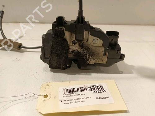 Venstre foran lås RENAULT GRAND SCÉNIC III (JZ0/1_) 1.6 E85 (JZ03, JZ1Y) (110 hp) 30409530