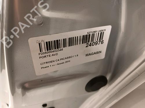 Right front door CITROËN C4 Picasso I MPV (UD_) 1.6 HDi 110 | BP18871111C3 