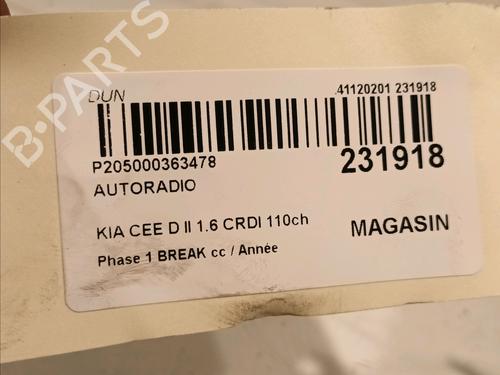 Radio KIA CEE'D Sportswagon (JD) 1.6 CRDi 110 | BP15958795E6 