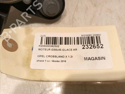 Rear wiper motor OPEL CROSSLAND X / CROSSLAND (P17, P2QO) 1.2 (75) | BP17134124M102 