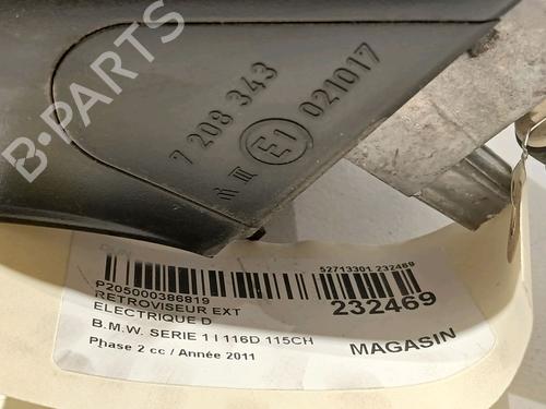 Right mirror BMW 1 (E87) 116 d | BP17630528C27 