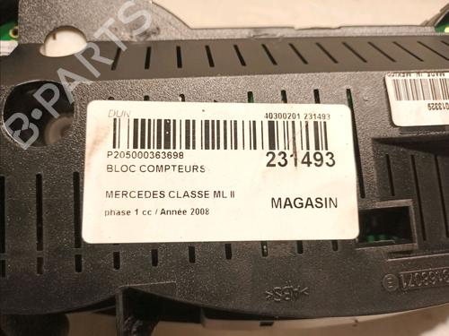 Instrument cluster MERCEDES-BENZ M-CLASS (W164) ML 320 CDI 4-matic (164.122) | BP15958792C47 