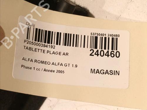 Rear parcel shelf ALFA ROMEO GT (937_) 1.9 JTD (937CXN1B) | BP18066330C85 