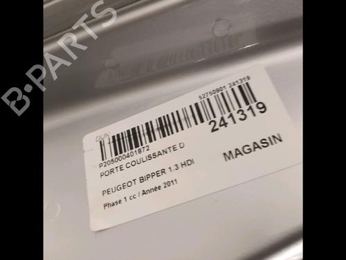Right slide door PEUGEOT BIPPER Tepee 1.3 HDi 75 | BP18824195C75 