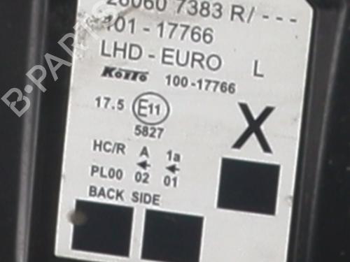 Left headlight RENAULT KANGOO Express (FW0/1_) 1.5 dCi 110 (FW06, FW12) | BP33231927C28  - Image 7