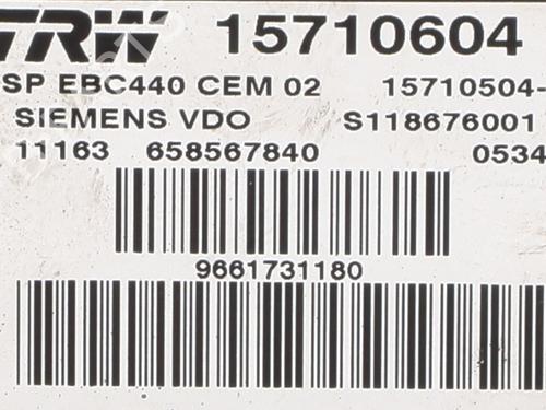 ABS pump PEUGEOT 407 (6D_) 1.6 HDi 110 (6D9HZC, 6D9HYC) | BP31063427M43 