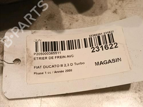 Right front brake caliper FIAT DUCATO Van (250_) 120 Multijet 2,3 D | BP16130431M104 