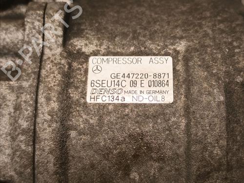 AC compressor MERCEDES-BENZ A-CLASS (W168) A 140 (168.031, 168.131) | BP18351252M34 