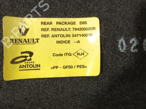 Rear parcel shelf RENAULT MEGANE III Coupe (DZ0/1_) 1.5 dCi (DZ0B) | BP15741748C85 
