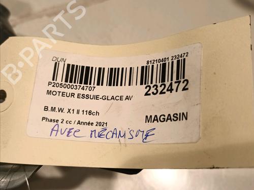 Front wiper motor BMW X1 (F48) sDrive 16 d | BP16648009M29 