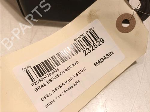 Front windshield wiper arm OPEL ASTRA J (P10) 1.6 CDTi (68) | BP17134118C143 