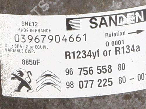 AC compressor CITROËN C3 II (SC_) 1.6 BlueHDi 100 | BP30142723M34